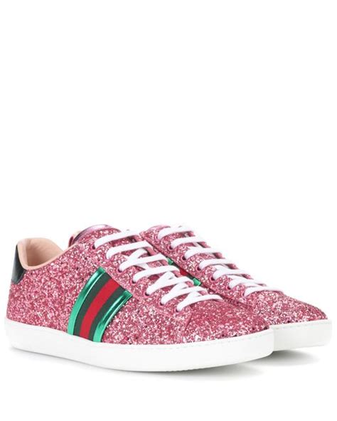 gucci glitter web sneaker replica|gucci ace sneakers on sale.